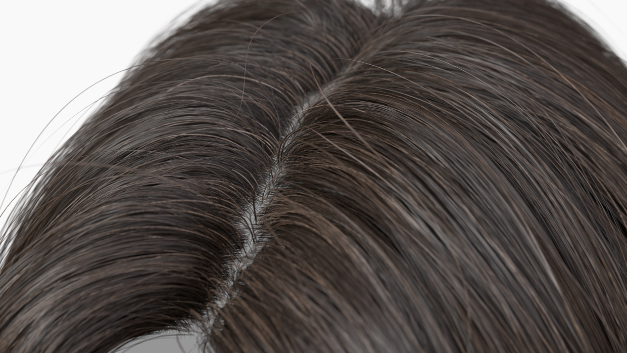 Realtime Hair Middle Parting realtime-hair-middle-parting